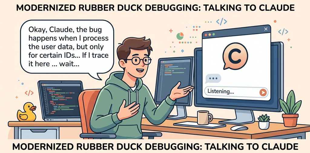 Claude sebagai digital rubber duck untuk problem-solving teknis